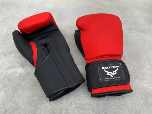 "CRIMSON KNOCKOUT" Professional Boxing Gloves